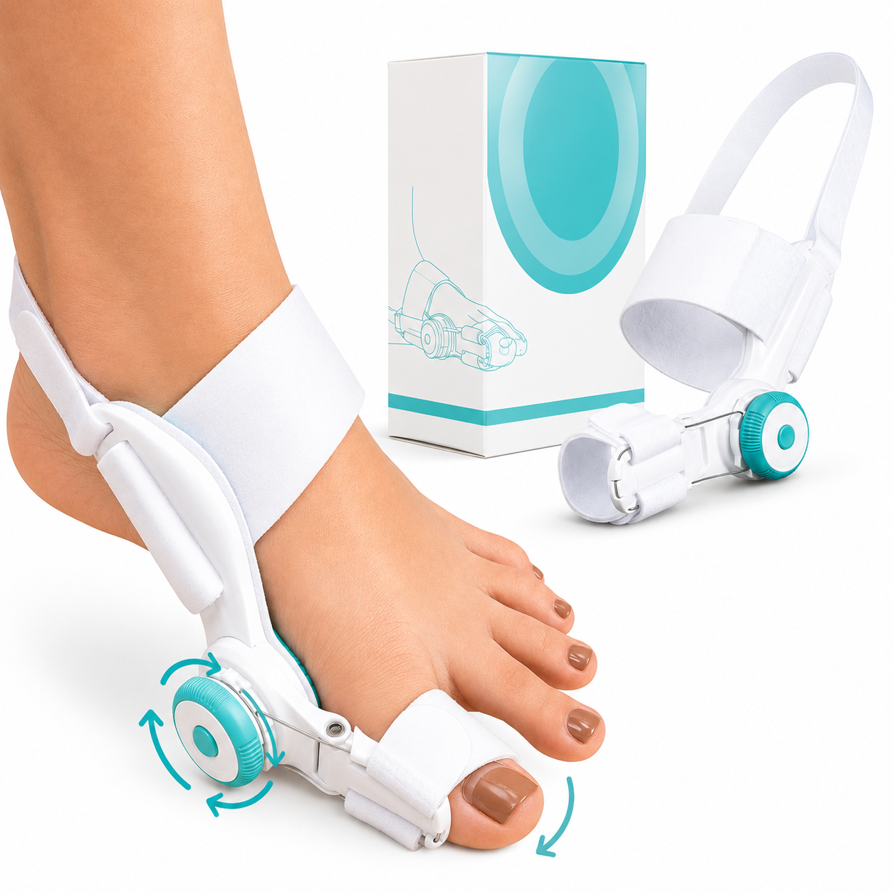 ZAMLIX Bunion Corrector Brace | Adjustable Toe Straightener for Hallux Valgus