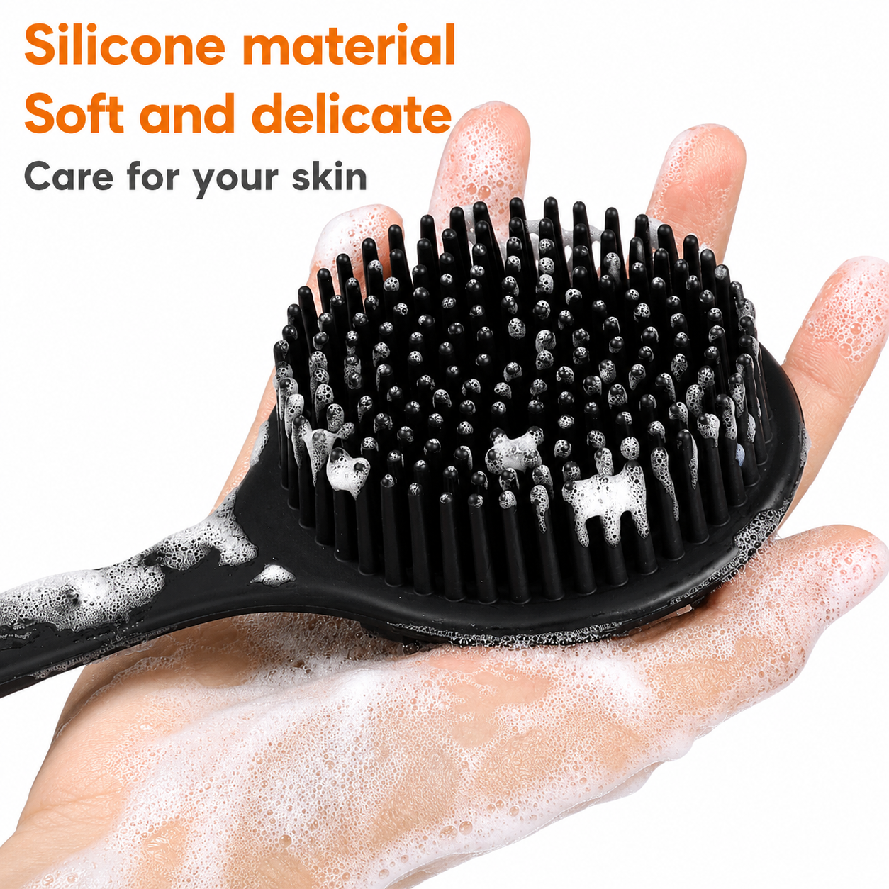 Deep Cleansing Silicone Bath Brush for Men & Women