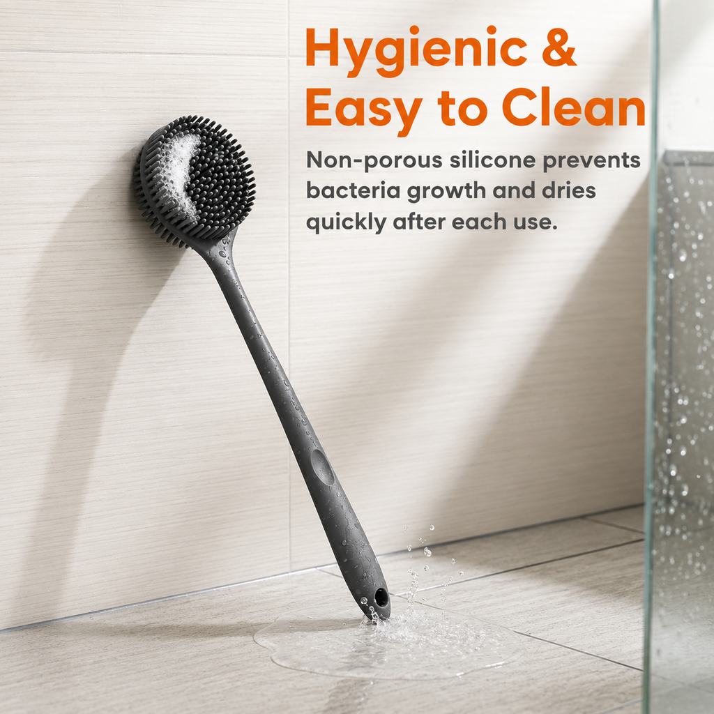 Deep Cleansing Silicone Bath Brush for Men & Women