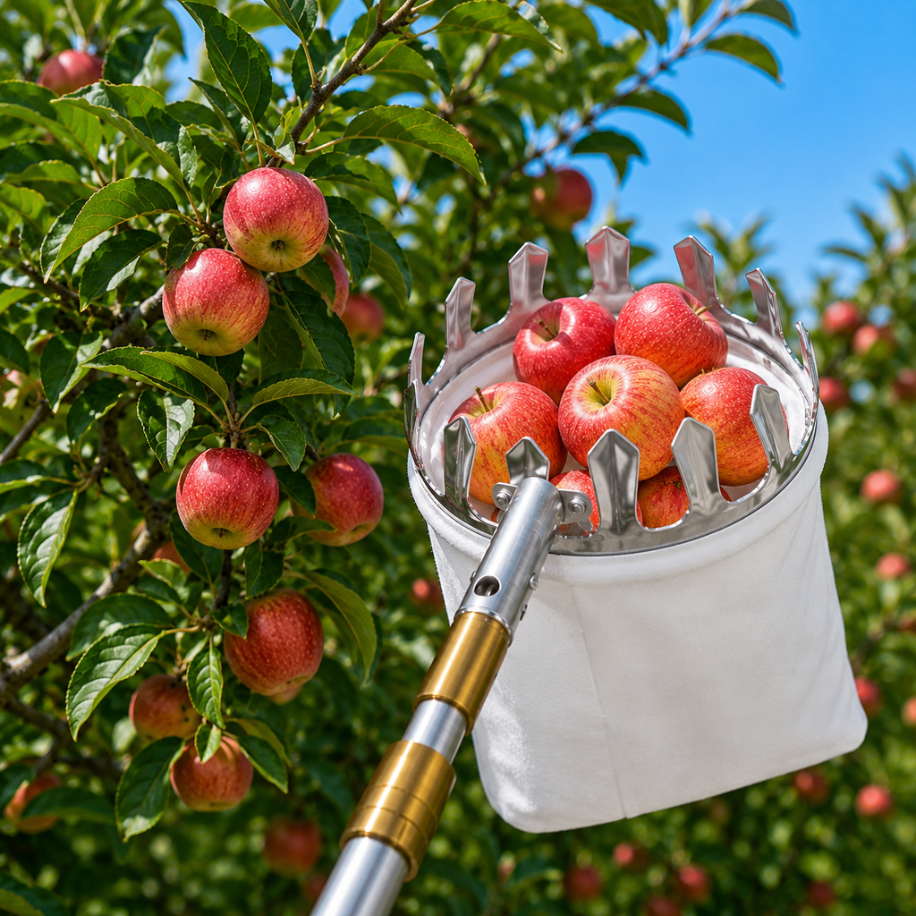 Premium Fruit Picking Tool Set – No Ladder Needed!