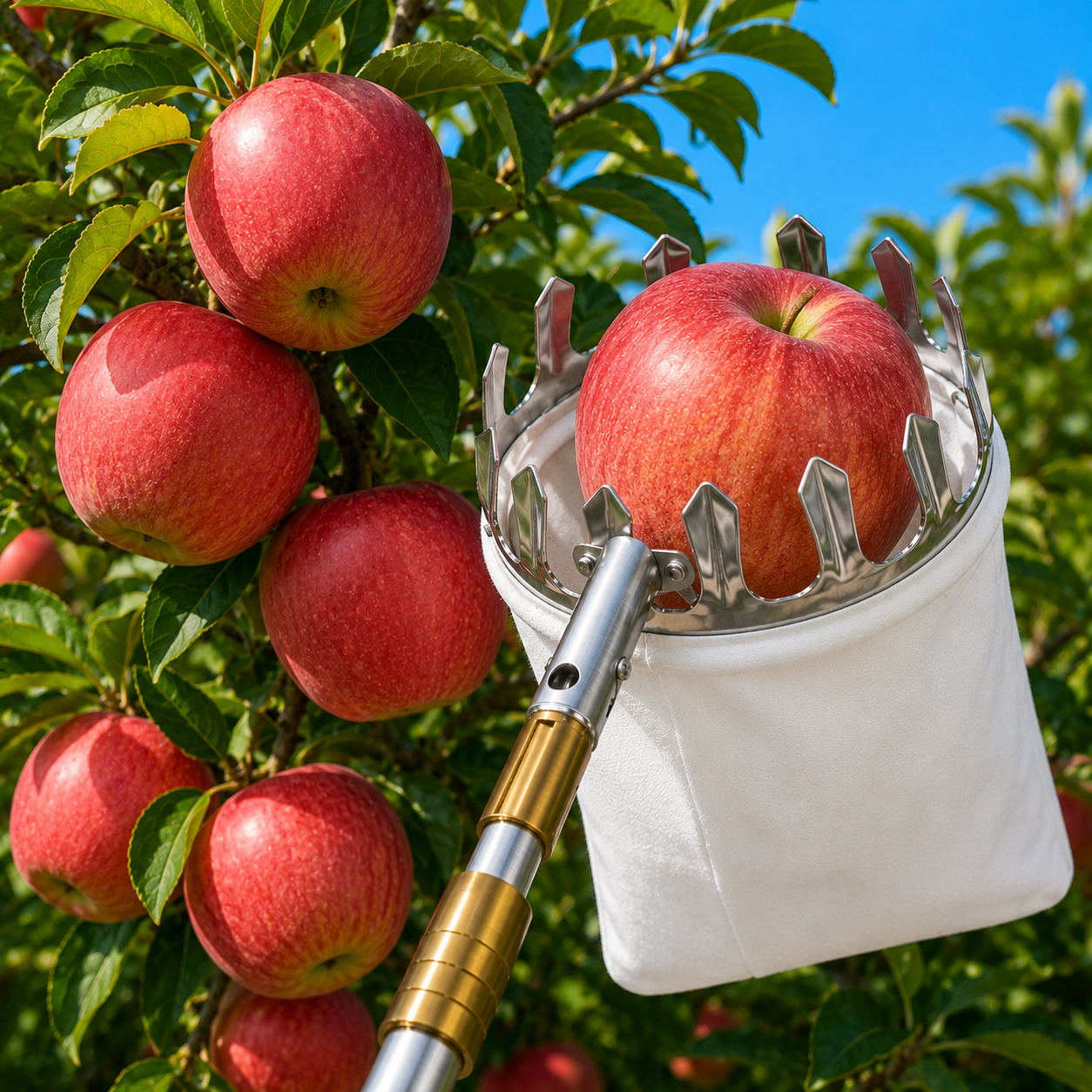 Premium Fruit Picking Tool Set – No Ladder Needed!