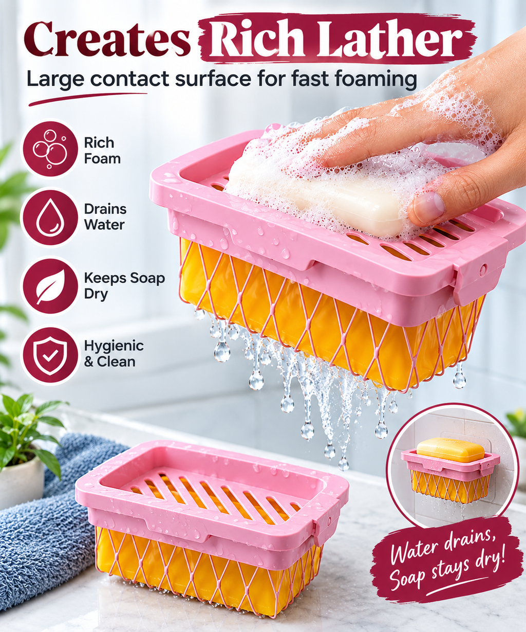 Zamlix™ Smart Self-Draining Soap Holder