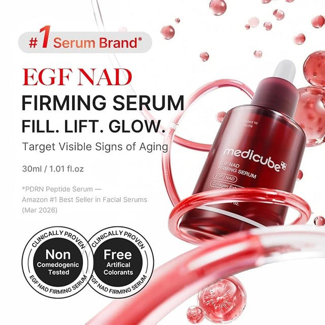 medicube NAD EGF Firming Serum for Face & Body, Elasticity & Anti-Aging