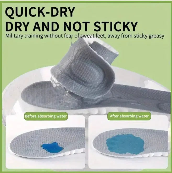 Memory Foam Bubble Shoe Insoles Unisex (1 Pair)